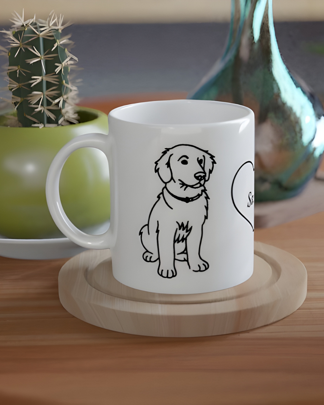 Personalisierte Tasse mit Haustier Portrait - Unikat für Tierfreunde