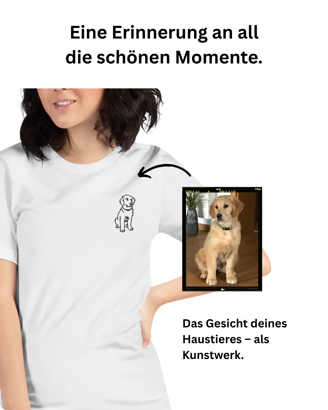 Personalisierter Hoodie mit Haustier Portrait - Unisex - Unikat für Tierfreunde