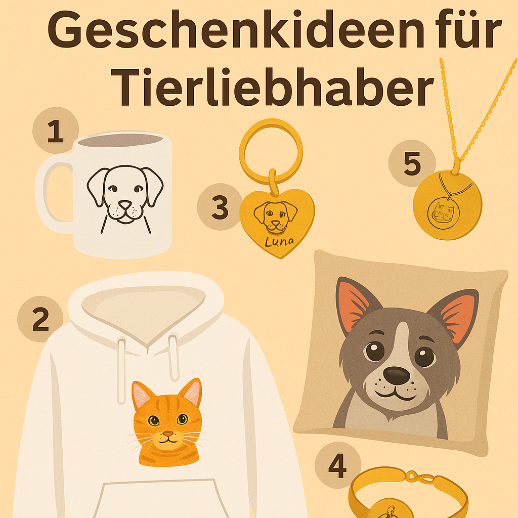 Die 5 schönsten Geschenkideen für Tierliebhaber. Persönlich, kreativ und unvergesslich
