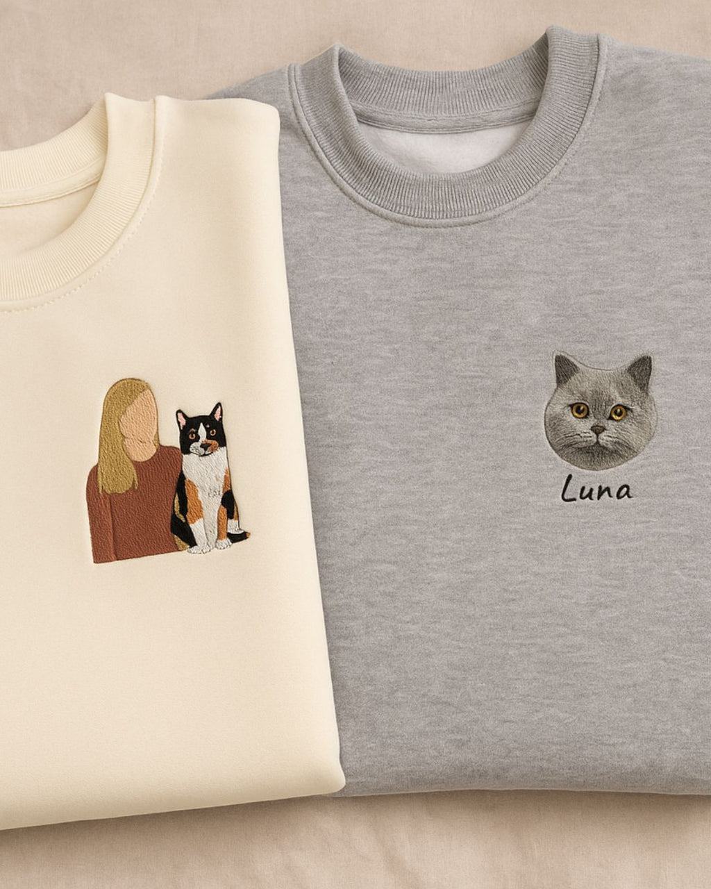 Personalisierter Hoodie mit Haustier Portrait - Unisex - Unikat für Tierfreunde