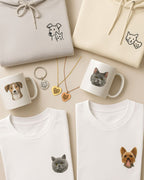 Personalisierte Tasse mit Haustier Portrait - Unikat für Tierfreunde