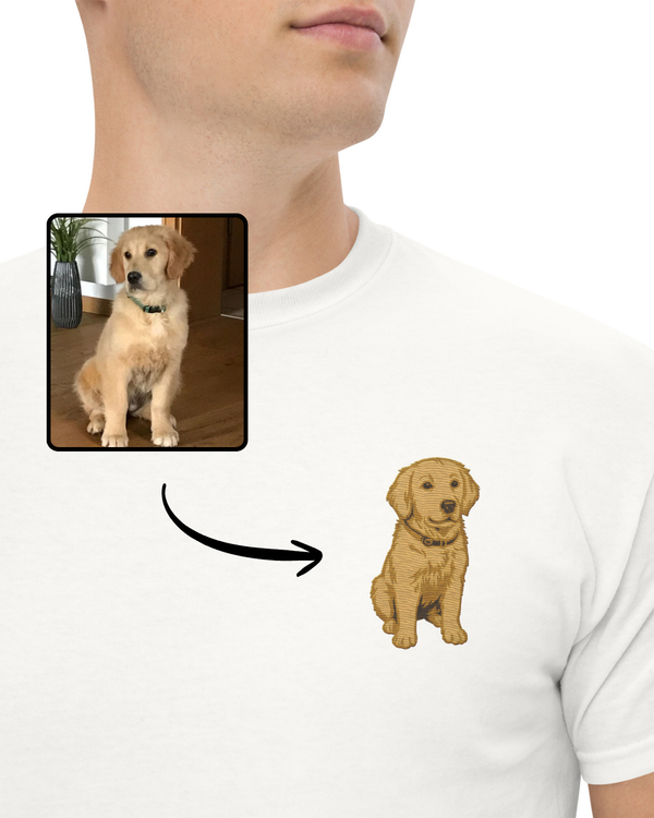 Personalisiertes T-Shirt mit Haustier Portrait - Unisex - Unikat für Tierfreunde